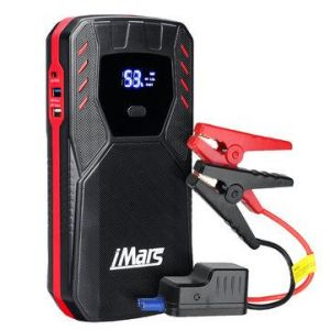 iMars J05 1500A 18000mAh Portable Car Jump Starter Powerbank Emergency Battery Booster Fireproof with LED Flashlight QC3.0 USB Por