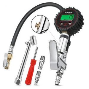 Audew 250PSI Digital Tire Pressure Gauge with LCD Display Backlight 3 in 1 Tire Inflator Deflating