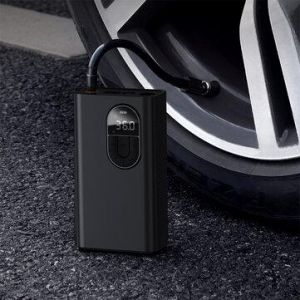 Baseus 150PSI Portable Tire Inflator Pump Air Compressor Digital Smart Tire Pressure Detection Auto for Car Bike Motorcycle Black