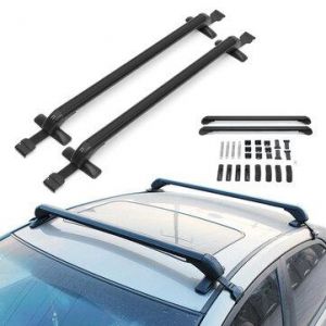 Pair 105cm Roof Cargo Rack Cross Bars Luggage Carrier Holder Anti-theft Car SUV