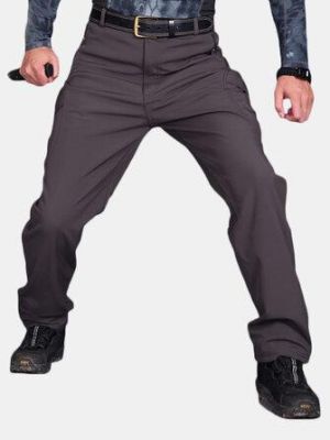 Men's Outdoor Fleece Thickened Warm Tactical Pants