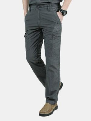 Mens Outdoor Casual Quick Dry Breathable Cargo Pants