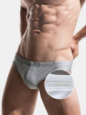 Mens Front Padded Sexy Low Rise Swimwear Swimming Trunks