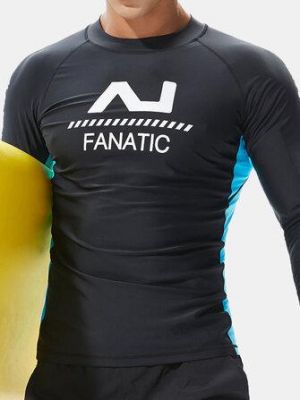 Men's Long Sleeve Swimsuit Rashguard Surf Shirt