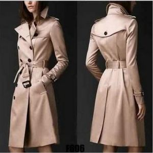 2021 Autumn New Brand Women Trench Coat Long Windbreaker Europe America Fashion Trend Double-Breasted Slim Long Trench Q1534