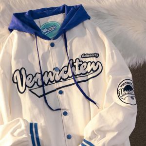 Harajuku letter embroidery plus size jacket 2021 autumn and winter womens jacket hip-hop autumn long-sleeved women jacket jacket