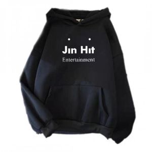 Women's fleece sweater casual sweater hoodie women's sweat shirt simple printing pullover