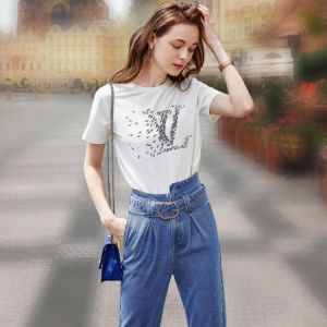 Modal Best T Shirt for Women Gril Famous Brand Modal High Quality Printing Streetwear Fitness White Full Satisfaction Tops Tee