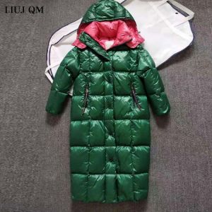 2021 High Quality Lady Parkas Long Style Duck Down Jacket  Outwear Luxury Brand Puffer Jacket Hooded Winter Down Coat Women
