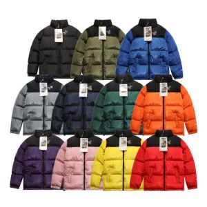 Fashion America Brand Winter Down Cotton Jackets Coats North Parkas Couple Cotton Coats Casual Stand Warm Coat For Men/Ladies