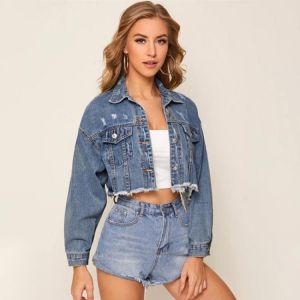 NEDEINS Autumn Women Denim Jacket For Women Coat Jacket Single Breasted Short Denim Female Jacket Coats 2020 Clothing