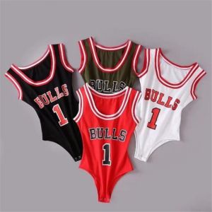 Body BULLS Sexy Frauen Strampler Frauen Body 2021 Dünne Lange Stretch Overall Trikot Top V-ausschnitt Anzug