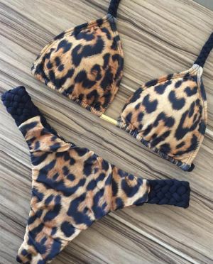 Sexy Leopard Bikinis 2020 Micro Bikini Set Push Up Thong Biquini High Cut Swimwear Women Mini Swimsuit Female Bathing Suit