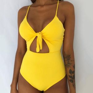2021 New Arrival  One Piece Bathing Suit Women Swimsuit Hollow Out Swimwear Summer Beachwear