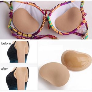 Bikini 2021 Chest Pad Bikini Set Push Up Padded Bikinis Swimsuit Women Swimwear Women 2021 Thicker Breathable Sponge Bra Pad