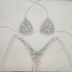 2020 venus vacation rhinestone bikini set diamond swimwear sexy women bathing suit new style bling stones beachwear