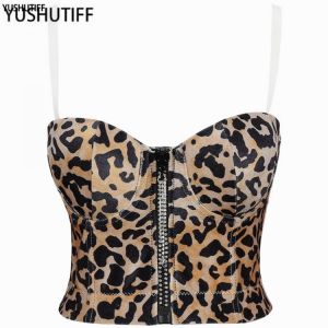 Rhinestone Crop Top With Cups Femme Velvet Transparent Shoulder Strap Corset Dance Nightclub Sexy Top Winter Lingerie Clothing