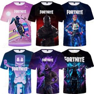 Summer Tee Game Fortnite 3D Print Men Women Children T Shirt Boy Girl Kids Cool T-shirt Tops Short Sleeve Fashion Clothing