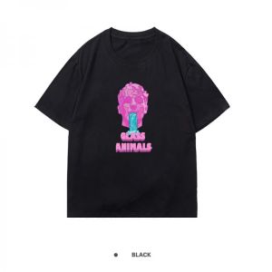 Glass Animals Soda Waterfalls Printing Woman T Shirt Oversize Temperament Tops Fashion Summer T-shirts Casual Loose Tshirt Woman