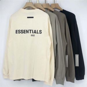 21fw new essentials long sleeve t-shirt men women unisex oversized basic tee seventh collection t shirt