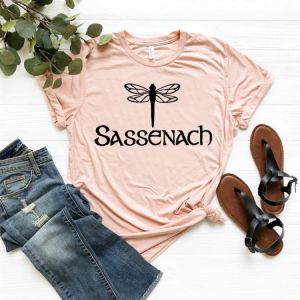 Sassenach Shirt Outlander Book Series T-Shirt Tee Shirts Women Harajuku Graphic Tees Tops TX5318