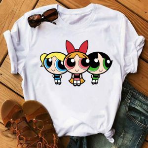 Girls Graphics Printed T-shirt Women Kawaii Harajuku Cartoon Tops Female Summer Casual Fashion Short Sleeve Tee Shirt