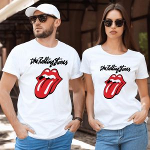 The Rolling Stones Women Men T-shirt Unisex Daily Short Sleeve Summer Graphic O-Neck Tees Tops Camisetas De Mujer Harajuku