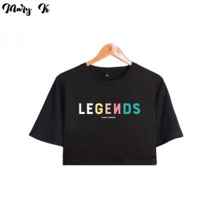 2020 The Norris Nuts Saber Norris Crop Top Justin Bieber Tour Tshrit Girl Oversize O-neck Summer Tops Women Funny Tshirt
