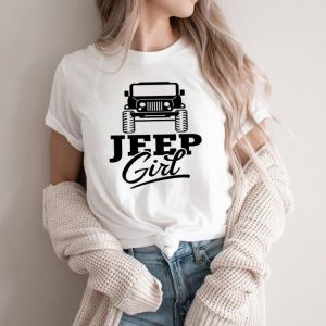 Jeep Girl T Shirt GraphicJeep Lover Tees Summer Casual Short Sleeve Round Neck Shirts for Girls
