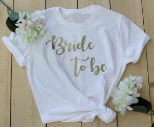 Beautiful Tees Bridesmaid Shirts Bachelorette Party Bride To Be Bride Squad T-shirt Gift for Her