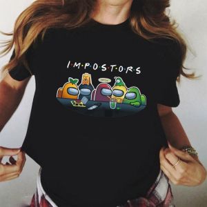 Women Kawaii Summer Tops New Fashion T Shirt Cartoon Graphic Tees Funny Harajuku T-shirt Unisex Fashion Tshirt Femme
