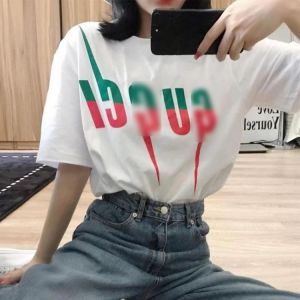New Short sleeve T-shirt top Casual fashion clothing men's clothing women's clothing same style
