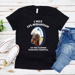 I Met Lil Sebastian T-Shirt Pawnee Harvest Festival Television Parks and Recreation Tshirt Unisex Funny Graphic Casual Tees Tops