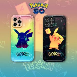 Pokemon Pikachu Fashion Phone Case for iPhone 13 12 11 Pro Promax X XS XR XSmax max 7plus 8plus Shockproof back cover soft shell