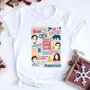 The Office Quotes T-shirt Funny The Office Tv Show Inspired Shirt Dwight Schrute Michael Scott Shirts Dunder Mifflin Tops
