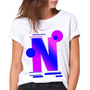Women T-shirts Harajuku 26 English Alphabet Print 90s Plus Size 4XL T-shirt Women Clothes Casual Female Tee Top Retro Tee Shirt