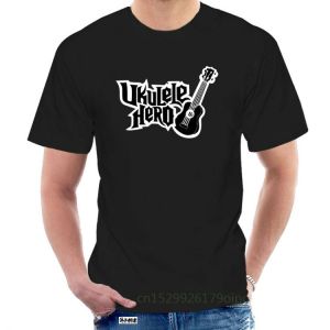 UKULELE HERO GUITAR FUNNY MENS BOYS T Shirt  Hip Hop men tshirt rock Unisex t shirt Fashion Tops Cool Summer Tees funny @105708