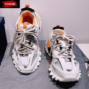 Original Logo Sneakers Women Track Trainers Designer Chunky Sports Shoes Platform Fashion  Shoes Casual  Sneakers for Men Women