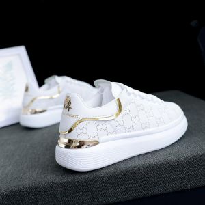 2021 New Fashion High-Quality Alexander Men's And Women's White Shoes, Ladies Thick-Soled Sports Shoes Casual Couple Sho