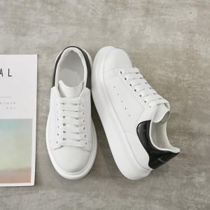 Luxury Mcqueen Shoes for Women Brand Design Alexander White Chunky Sneakers Female Vulcanize Shoes Zapatillas De Deporte