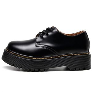 Oxford Shoes For Women First Layer Of Dermis Platform Women Punk Shoe Thick Bottom  Motorcycle Shoes Mujer Motorcycle Boots34-45