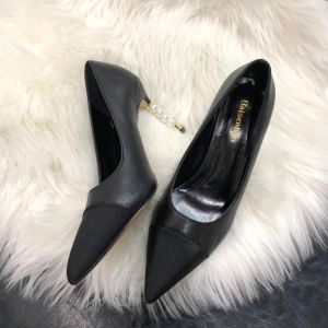2021 new pearl women's high heels pointed high heels temperament banquet professional women's single shoes