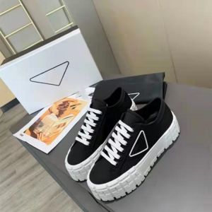 Canvas Leather Platforms Shoes Women Chunky Sneakers Fashion Shoes Women Choussure Femme Designer Shoes Women Luxury Brand Logo