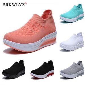 Sneakers Women Plus Size Femme Women's Shoes New Vulcanize Sneakers Shoes Girl Thick Bottom Slip On Female Women Shoe
