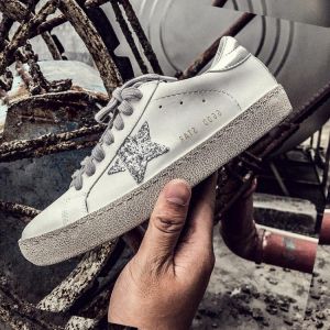 Women Shoes Flat Shoes Heighten Shoes Star Shoes Retro White Shoes Non-Slip Casual Shoes Dirty shoes Sports Shoes Step Shoes