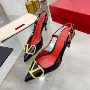 Luxury 2021 Sexy Thin Heel Shoes with High Heels Feminine Shoes Female Sandals Temperament of a Character Sandals Summer Shoes