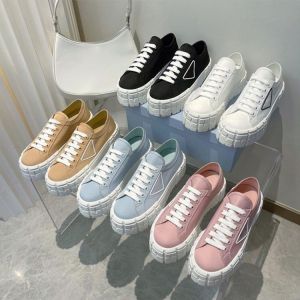 nylon Canvas Leather Platforms Shoes Women Chunky Sneakers  Shoes Women Choussure Femme Designer Shoes Women Luxury Brand Logo