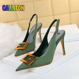 Pumps Women's Shoes Heels Wedding Shoes Bride Sexy Nightclub Pointed Sandals 2021 Fashion Lolita Shoes Summer Shoes For Banqu