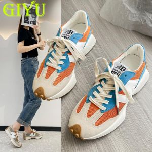 GIYU Luxury Brand Women's Shoes Fashionable and Breathable Ms Sneakers Small Waist Daddy Shoes Female Casual Running Sports S