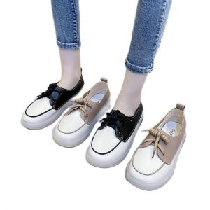 NEW 2021 Spring Women's Shoes Soft Soles Comfortable Cowtendon Soles Single Shoes Soft Leather Casual Shoes Shallow Mouth na1